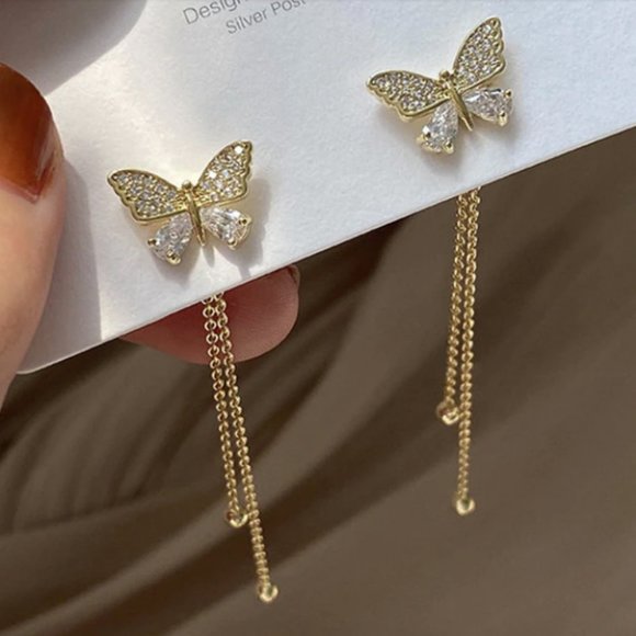 Butterfly Earrings - Picture 1 of 2